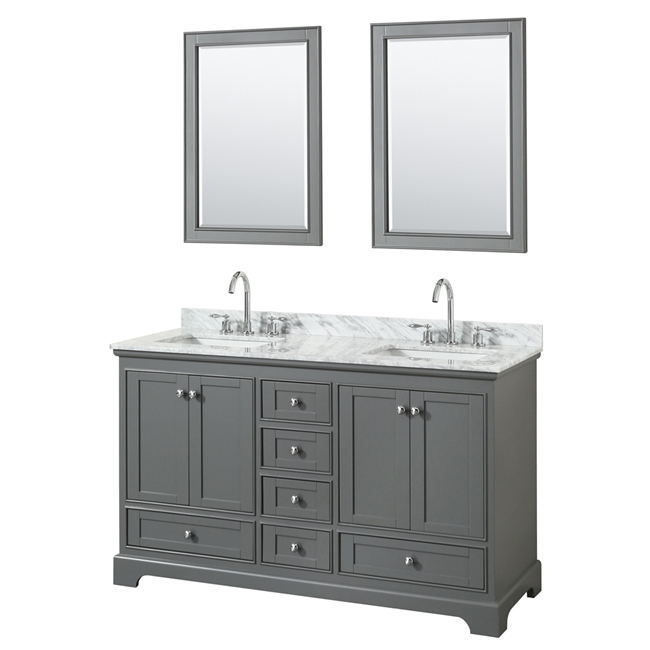 Deborah 60" Double Bathroom Vanity by Wyndham Collection ...